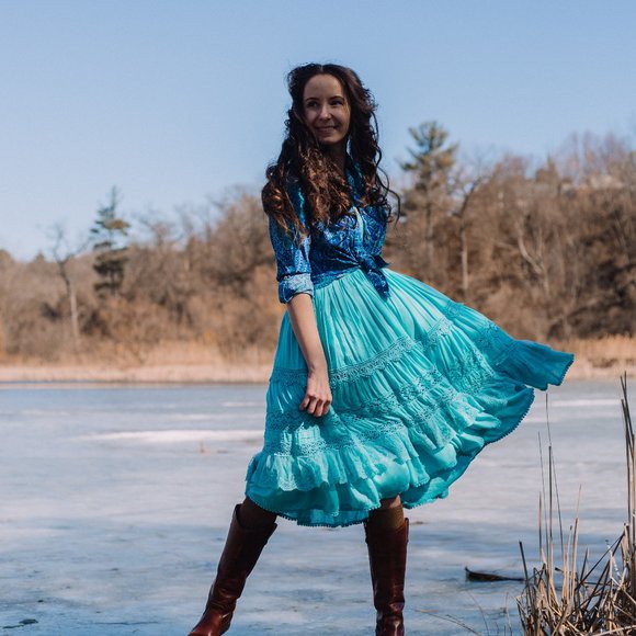 Turquoise House of Skye Dress - Picture 6 of 6